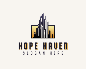 High Rise Building Property Logo