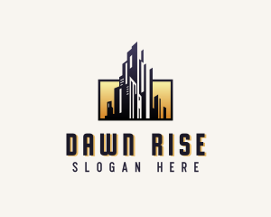 High Rise Building Property logo design