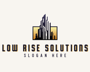 High Rise Building Property logo design