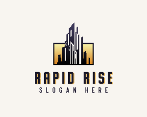 High Rise Building Property logo design