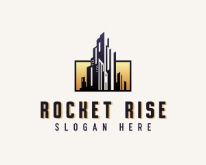 High Rise Building Property logo design