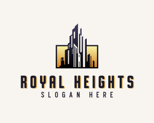 High Rise Building Property logo design