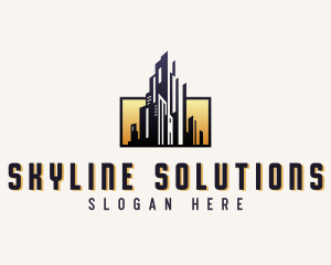 High Rise - High Rise Building Property logo design