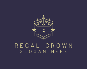 Royalty Crown Monarch logo design