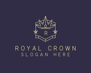 Royalty Crown Monarch logo design
