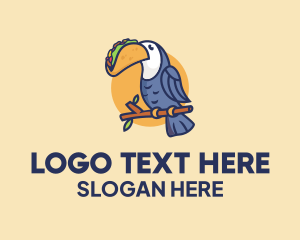 Food Stall - Toucan Taco Restaurant logo design