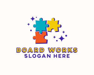 Board - Puzzle Board Game logo design