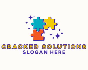 Puzzle Board Game logo design