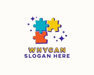 Learning - Puzzle Board Game logo design