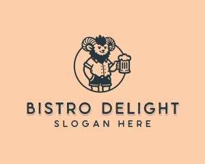 Beer Sheep Gastropub logo design