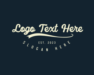 Retro Business Banner Logo