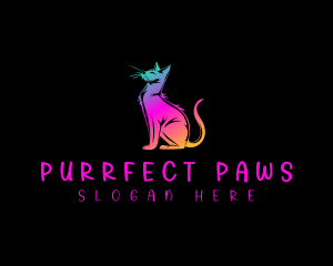 Feline - Cat Feline Kitten logo design