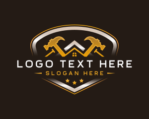 Remodeling - Hammer Repair Carpentry logo design