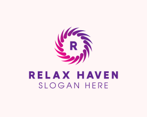 Swirl Motion Relaxation logo design