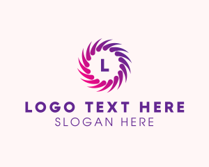 Therapy - Swirl Motion Relaxation logo design