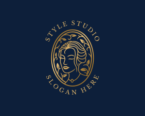 Luxury Lady Hairdresser logo design