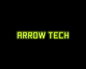 Tech Computer Glow logo design