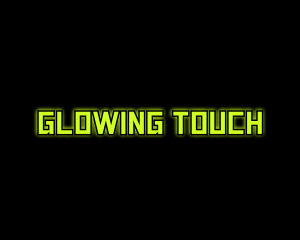 Tech Computer Glow logo design