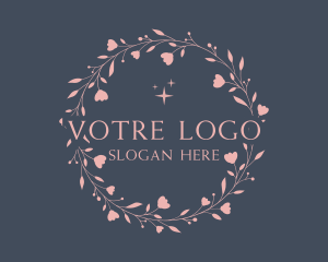Luxe - Floral Boutique Cosmetics logo design