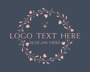 Event Planner - Floral Boutique Cosmetics logo design