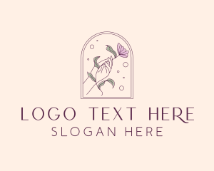 Flower - Hand Floral Wellness logo design