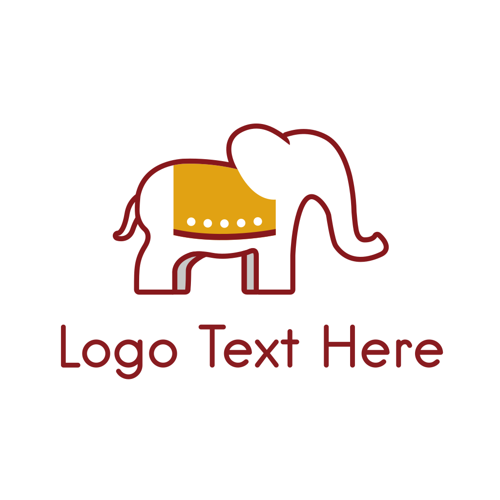 Elephant Red Logo | BrandCrowd Logo Maker | BrandCrowd