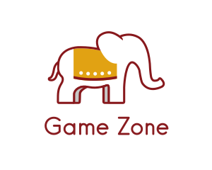 Toy Shop - Cute Elephant Trunk logo design