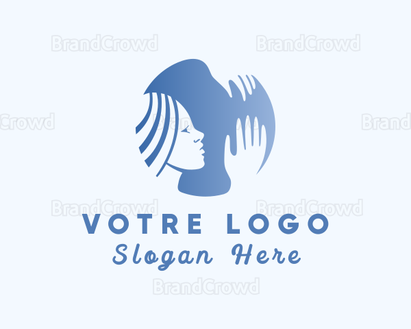 Woman Beauty Hand Logo