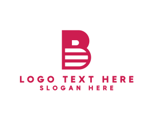 Stripe - Business Firm Letter B logo design
