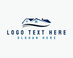 Housing - Roofing Maintenance Renovation logo design