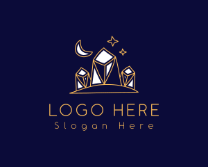 Luxe Precious Stone Logo