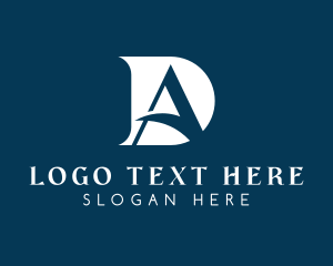 Advisory - Professional Studio Letter DA logo design