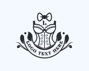 Fetish - Sexual Burlesque Corset logo design