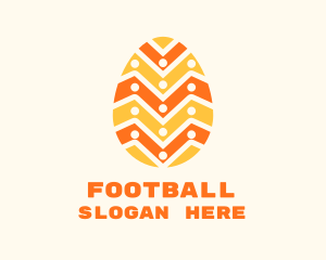 Orange - Festive Easter Egg logo design
