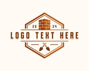 Construction - Brick Trowel Masonry logo design