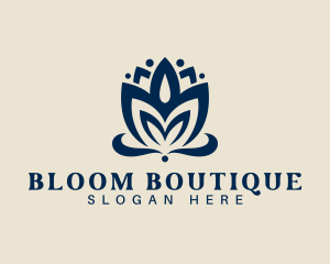 Bloom - Lotus Bloom Petal logo design