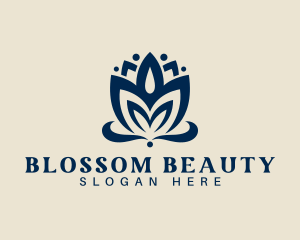 Petals - Lotus Bloom Petal logo design