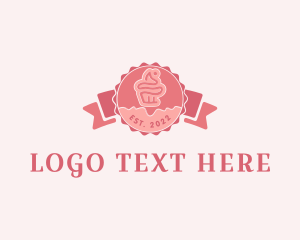 Second Hand - Cupcake Bakery Confectionery logo design