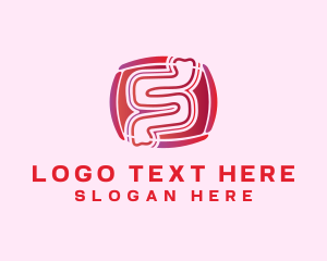 Console - Software Box Letter S logo design