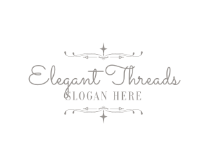 Elegant Wedding Styling logo design