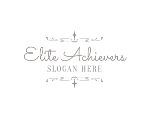 Elite Elegant Wedding logo design