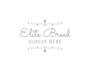 Elite Elegant Wedding logo design