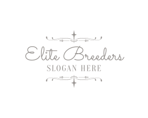 Elite Elegant Wedding logo design