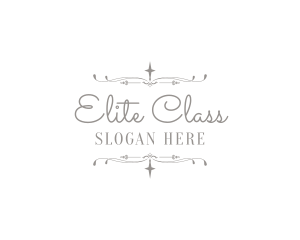 Elite Elegant Wedding logo design