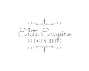 Elite Elegant Wedding logo design