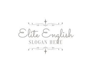 Elite Elegant Wedding logo design