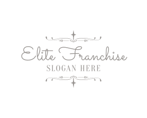 Elite Elegant Wedding logo design