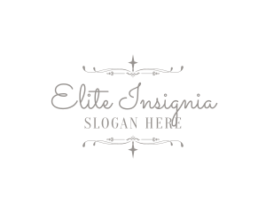 Elite Elegant Wedding logo design