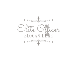 Elite Elegant Wedding logo design