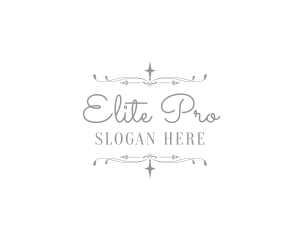 Elite Elegant Wedding logo design